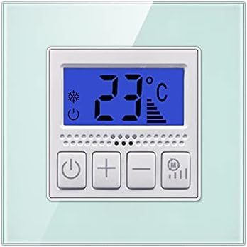 Контролер на температурата на Камани Компјутерски регулатор на собна температура стаклена панел програмабилен дигитален регулатор на