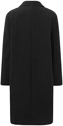 Womenените зимски палто Lapel јака со долг ракав кожен јакна од кожна јакна за задебелување, јакна од овци, жени јакна со џебови