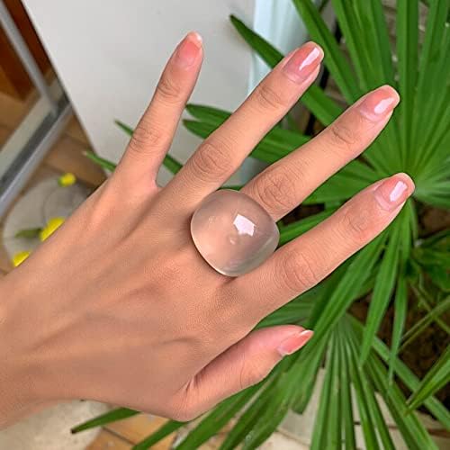 Ојалма Бохемија Шарена смола прстени прсти жени/мажи виножито геометриски стабилни прстени девојки моден копачки прстен накит-66211