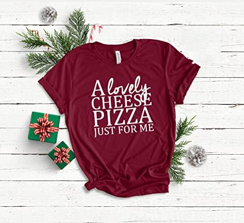 Смешна прекрасна пица со сирење само за мене кошула, пицерија ме, парче пица за храна, облека за парчиња пица парчиња