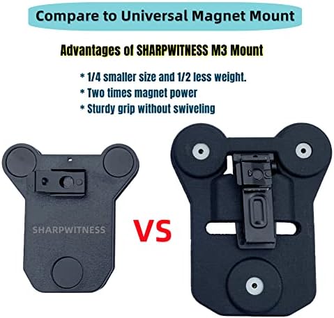 Ексклузивна магнет за монтирање на магнет за камера на телесна камера Брзо ослободување Силна магнетна атракција Тело -градите на