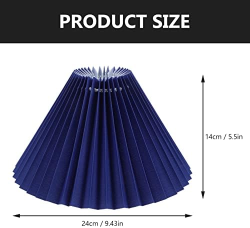 Solustre Vintage Home Decor Decor Pleated Shade Shade замена, клип за лабави за ткаенини- на ткаенина за лабави светло обвивка за подни wallидови