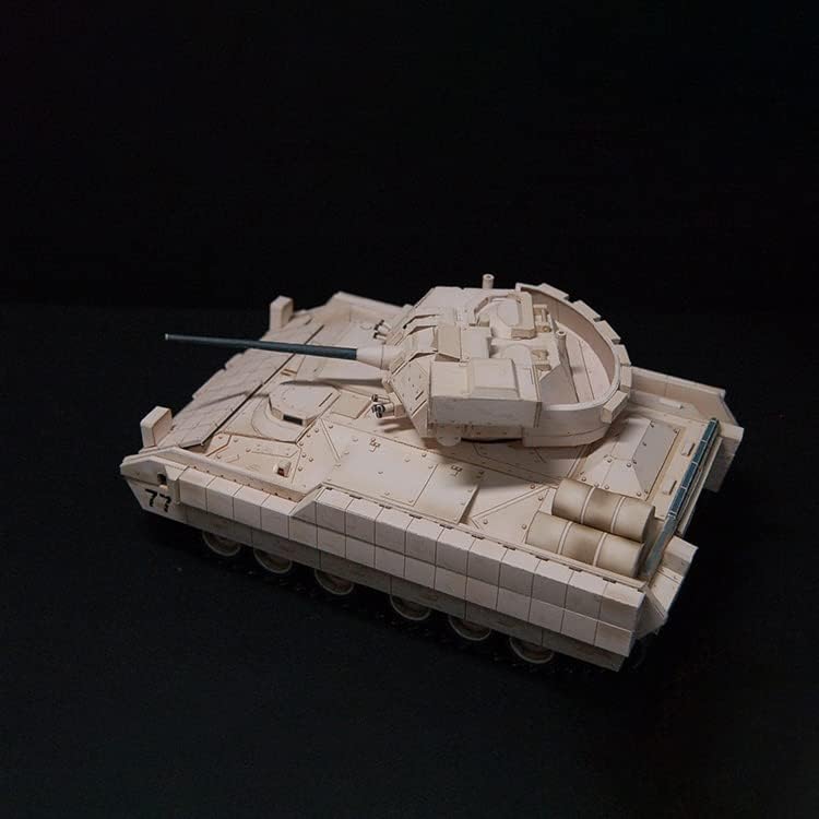 Csyanxing 1/43 скала хартија М2 Бредли пешадиски борбени модел на симулација на модел на воено борбени возила модел на возила