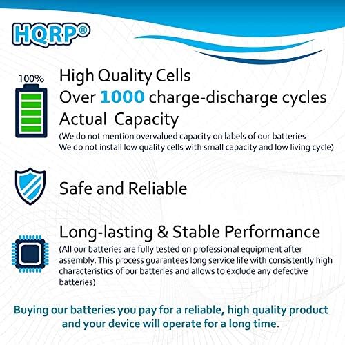 HQRP 4-пакет телефонска батерија компатибилна со VTech 89-1341-00-00 8913410000 89-1347-01-00 8913470100 89-1347-02-00 8913470200 2SN-AAA40H-S-S-X2