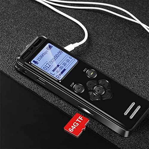 DLOETT Професионален Глас Активиран Дигитален Глас Аудио Рекордер USB Пенкало Нон-Стоп 72hr СНИМАЊЕ PCM