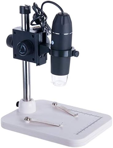 Микроскоп Алуминиумска Легура Универзален Прилагодлив Професионален Држач За Држач За Држач За Работна Површина За Максимум 1,4 ВО ДИЈАМЕТАР УСБ