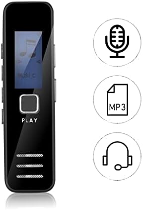 BHVXW Мини Професионален Дигитален Аудио Диктафон 20 Часа Гласовно Снимање Пенкало Поддршка За Репродукција На Звук Со Звучник