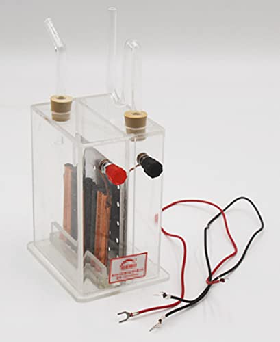 1PC Вертикална дијафрагма Електролицер активирач, J2605 Електролиза на експеримент за заситена солена вода, демонстратор