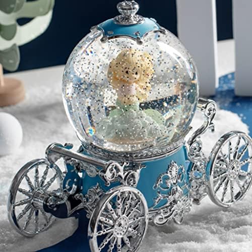 LMMDDP Dream Snowflake Crystal Ball Music Box Angel Octave Box Slight Light за да испратите подарок за роденден на девојка