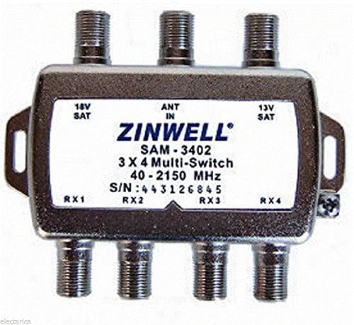 Zinwell 3 x 4 мулти-прекинувач