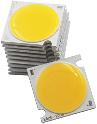 Производител на Ефаси 10 парчиња LED COB 25mm 20W 30W квадратни флип чип Висока лумен лента Извор Извор на светлина модул за сијалица за ламби за сијалица за светло