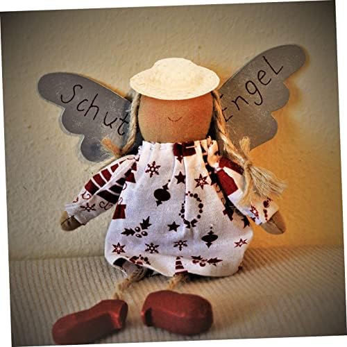 Aboofan 20 парчиња ткаени хартиени капачиња каубојски додатоци минијатурни кукли капи Мала кукла капа за бебиња декоративна капа