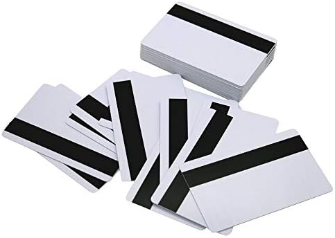 Gialer 10Packs-Премиум Бели Пвц Картички со 1/2 Hico Магнетна Лента-CR80 30mil Празно Пвц Пластика Кредит/Подарок/Фото Проект Значка Картичка-Печатење