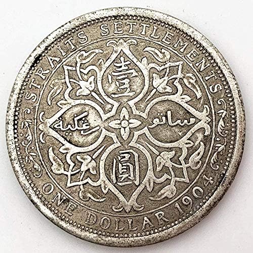 Предизвик Монета 1921 Американски Скитници Монета Сребрена Позлатена Антички Сребрен Долар Копија Орнаменти Колекција Подароци Монета