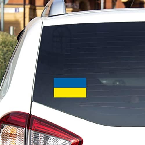 Налепница на Украина игнориска 4x6 инчи Украина налепница на налепница украински налепница за знаме за водоотпорни украини декорации налепници