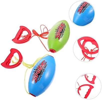 Toyvian 2 парчиња митинг топка на отворено подароци летаат хеликоптер играчки деца играат интерактивни играчки кооперативни влечења