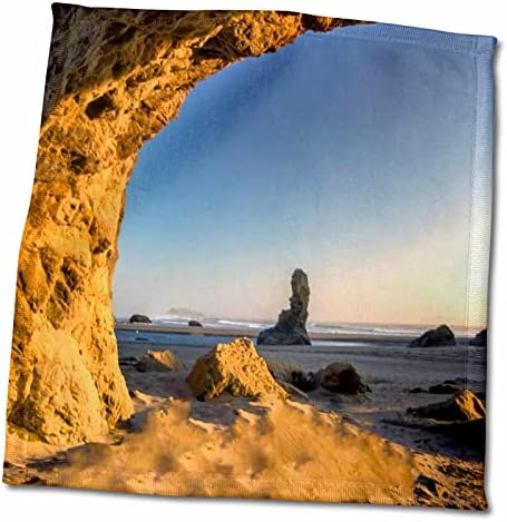 3drose Данита Делимонт - плажи - САД, Орегон, Бандон. Пејзаж на плажа. - крпи