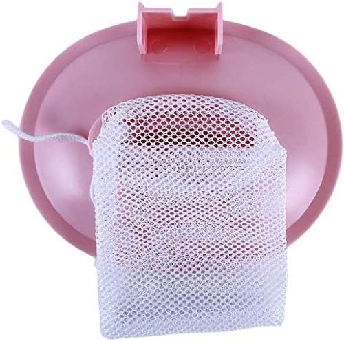 WSZJJ нето торбичка сапун кутија со одвод за сапун сапун кутија сапун кутија бања, розова