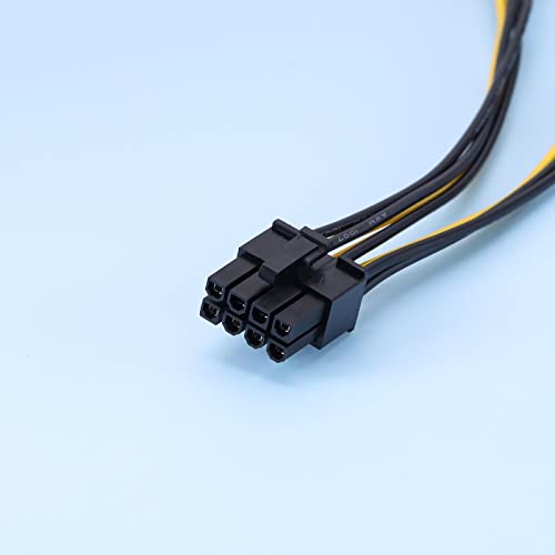 3 парчиња двојна SATA Power To 8pin кабел SATA до PCI-E кабел за адаптер SATA Електричен кабел Електрични додатоци 20см 20 см