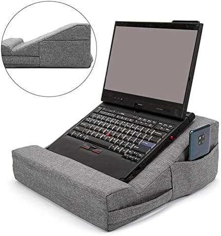 Liruxun non slip Поддршка за поддршка на перница за лаптоп за лаптоп за лаптоп, лесна употреба книга за читање Дома