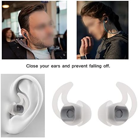 Микро трговци 3 пара замена на ушите на ушите совети силиконски во ушни слушалки бучава изолација на ушите совети компатибилни со BO-se