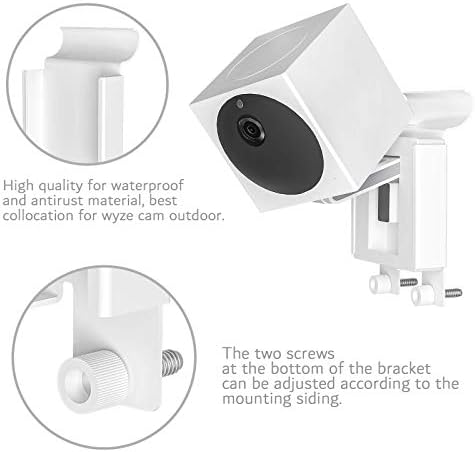 Окемео винил обвивка за монтирање за Wyze Cam Outdoor, лесен за инсталирање, не е потребно дупчење