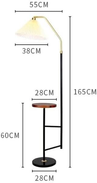 Zhuhw Купете LED чај табела за подни ламби за дневна соба за спална соба, нордиска вертикална ламба за подот