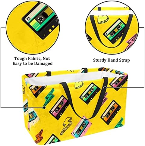 Касета за касети за корпи за еднократно шопинг, преносни преклопни пикник намирници торбички за перење, торба за торба за купување