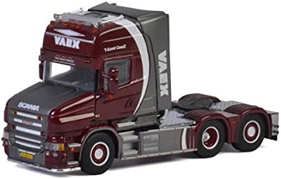 За Scania T5 Torpedo Topline 6x2 Tag Axle Space Cab 01-2501 1/50 Diecast Model Truck