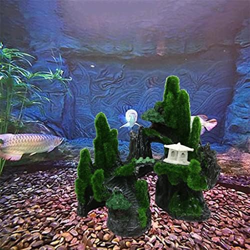N/A смола Аквариум украс рокери за уредување риба резервоар риболов декор карпа