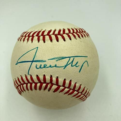 Убава Вили Мејс потпиша автограмиран официјален бејзбол на Националната лига ЈСА - автограмирани бејзбол