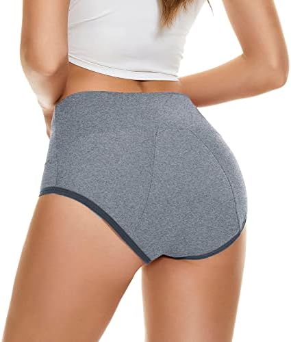 YoungC гаќи за жени плус големина секси со висока половината што протекува долна облека за жени плус големина женски гаќички беспрекорни