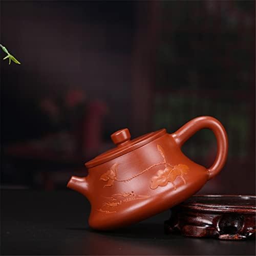 Леж кал лотос рима камена лажица 200 мл виолетова сад со рачно изработена чај сад домаќинство кинески филтер чајник