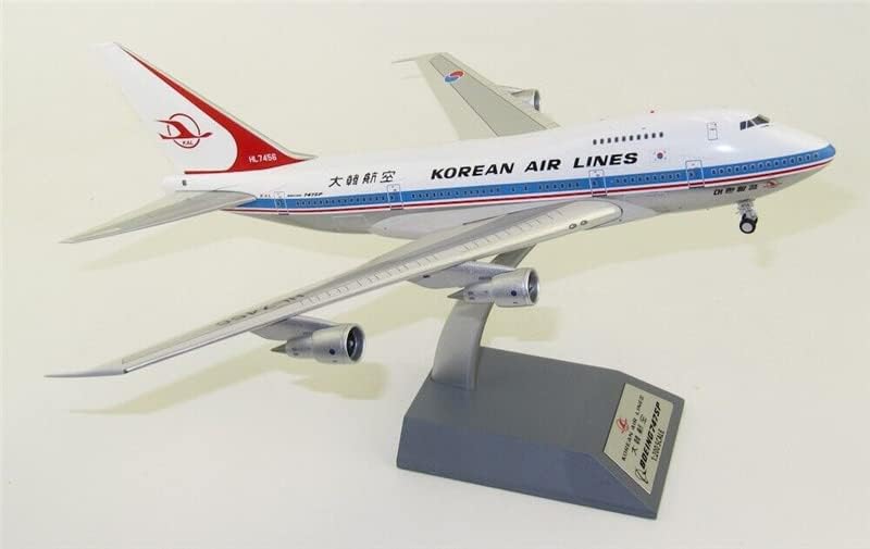 Inflate 200 корејски воздушни линии за Boeing 747SP-B5 HL7456 Полирани со Stand Limited Edition 1/200 Diecast Aircraft Pre-Build