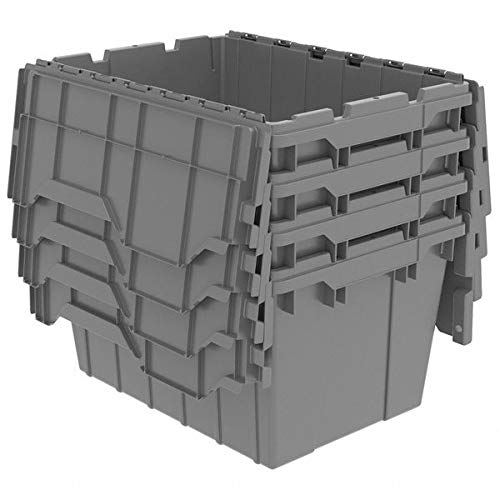 Akro-MILS 39-0854W023 прикачен контејнер за капаци, 1,12 кубни. ft, сива