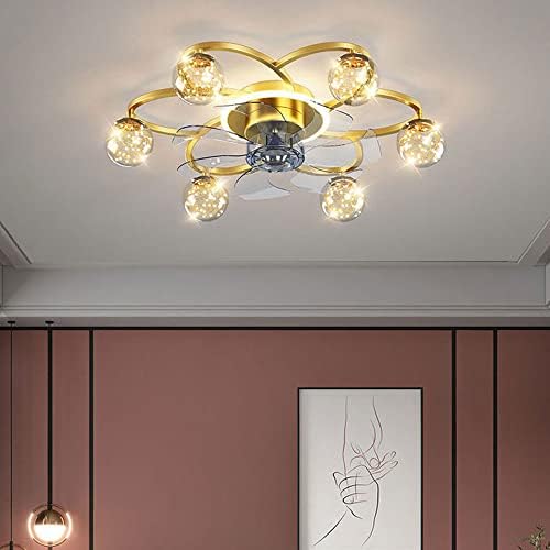 Каригаи Нордиска светлина луксузен тавански вентилатор со светла тивка лустер со електричен вентилатор едноставна вентилаторска светлина дневна соба спална соб?