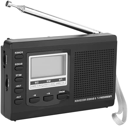 Fecamos AM FM радио, џеб мало радио висока чувствителност автоматски за дома за надвор