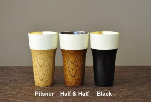Токио Матча Селекција-мисараку пиво тамблер: Јапонија дрвени лакверски чаши со Подарок кутија [Стандарден брод од интл е-пакет со следење