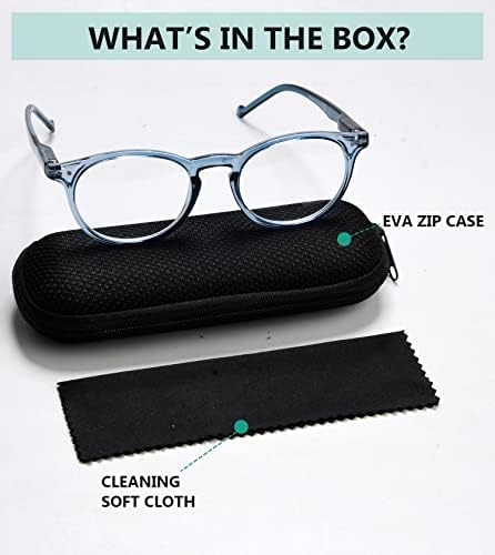 Очила За Очи Овални Пролетни Шарки Дами Очила За Читање +1.50 Сина Рамка Тркалезни Очила За Читање За Жени Што Читаат