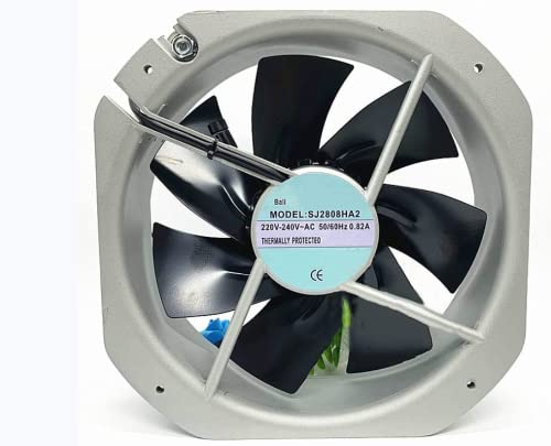 За SJ2808HA2 220/240V 0.82A 280X280X80MM 2-жичен вентилатор за ладење