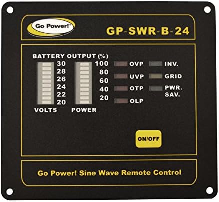 Оди моќ! GP-SWR-B-24 Инвертер далечински управувач за 24V GP-SW1000, 2000 & 3000