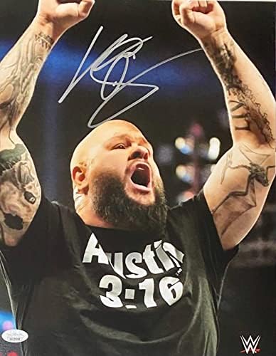 WWE Ексклузивен Кевин Овенс потпиша автограмиран 11x14 Фото ЈСА автентикација 3 - Фотографии за автограми во борење