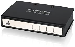 Iogear 4K Ultra HD 4-порта за раздвојување со HDMI, GHSP8424, црна