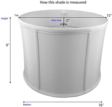 Американска гордост 15 x 16 x 9 тркалезна мека shantung прилагодена абажур, мед