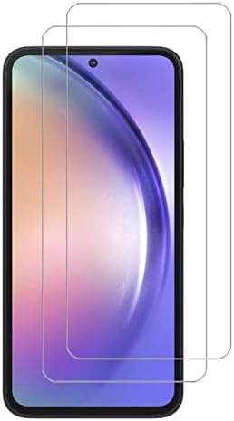 VIESUP За Samsung Galaxy A54 5G HD Јасен Заштитник На Екранот Калено Стакло - [2Pack] 9h Цврстина Случај Пријателски Анти-Гребење Заштитник