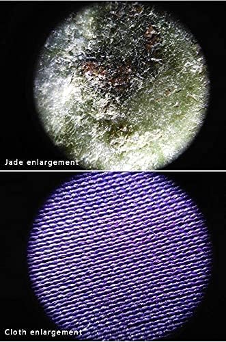 FXLYMR Лупа, Едукативни, Истражувачки, Рачни Осветлување Лупа Парична Казна Детали На Накит/Минијатурен Модел/Накит Изработка 30x Оптички Стакло