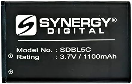 Синергија дигитален баркод за скенер батерија, компатибилна со скенерот за баркод Nokia 6670, ултра висок капацитет, замена за батеријата