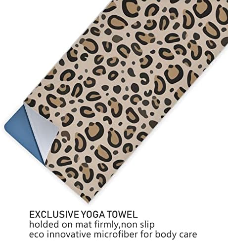 Augenserstan yoga ќебе со леопард-природно лов на јога крпа за јога јога мат пешкир