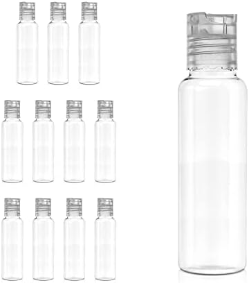 Големина на патувањето чисти пластични шишиња со завртка на капаче 2oz - сет од 100 - TSA Travel Size 2 унца