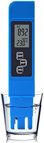Gjnzby LCD Digital 3 in1 метар тестер 0-9990ppm Детектор за спроводливост Детектор на вода монитор за чистота мерка за чистота мерка за чистота